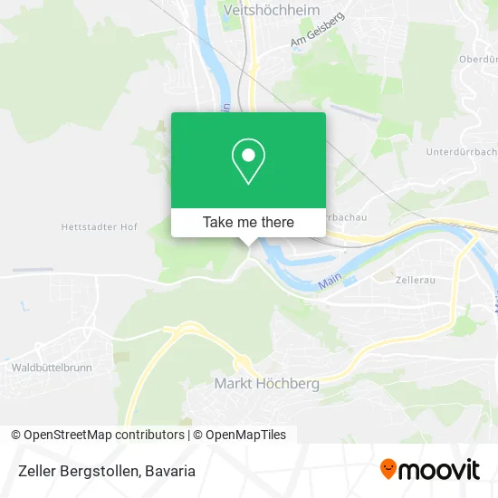 Zeller Bergstollen map