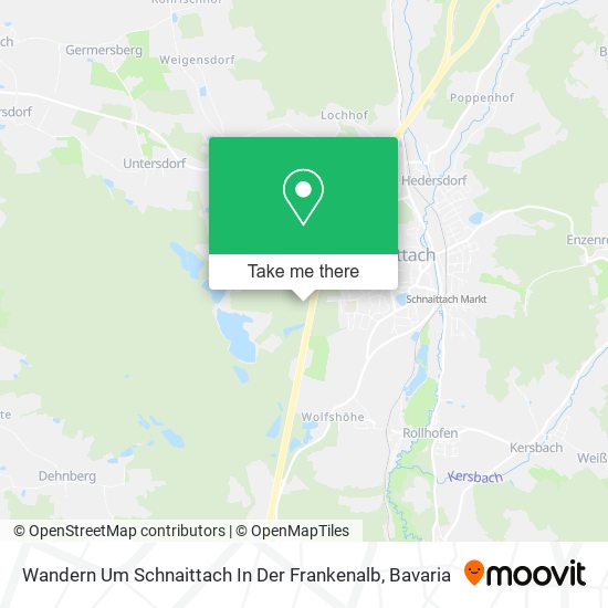 Wandern Um Schnaittach In Der Frankenalb map