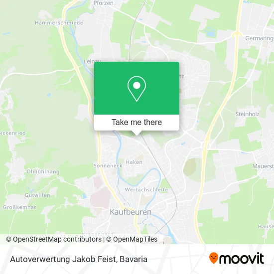 Карта Autoverwertung Jakob Feist
