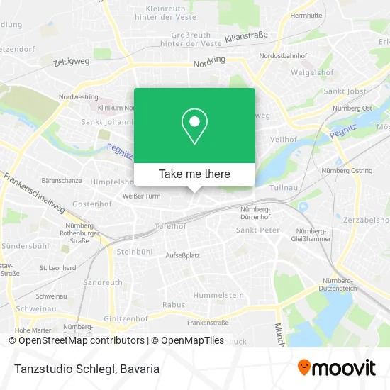 Карта Tanzstudio Schlegl