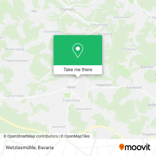 Карта Wetzlasmühle
