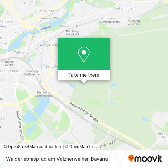 Walderlebnispfad am Valznerweiher map
