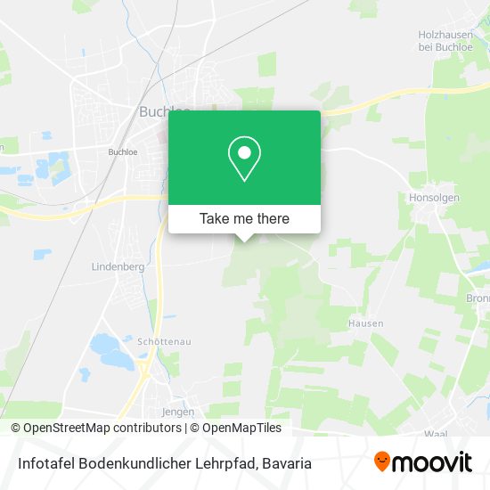 Infotafel Bodenkundlicher Lehrpfad map