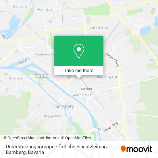 Unterstützungsgruppe - Örtliche Einsatzleitung Bamberg map