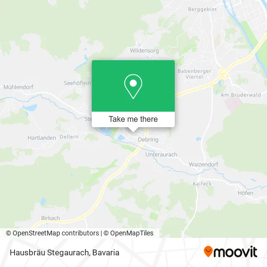 Карта Hausbräu Stegaurach