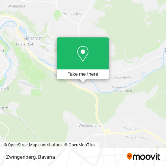 Карта Zwingenberg