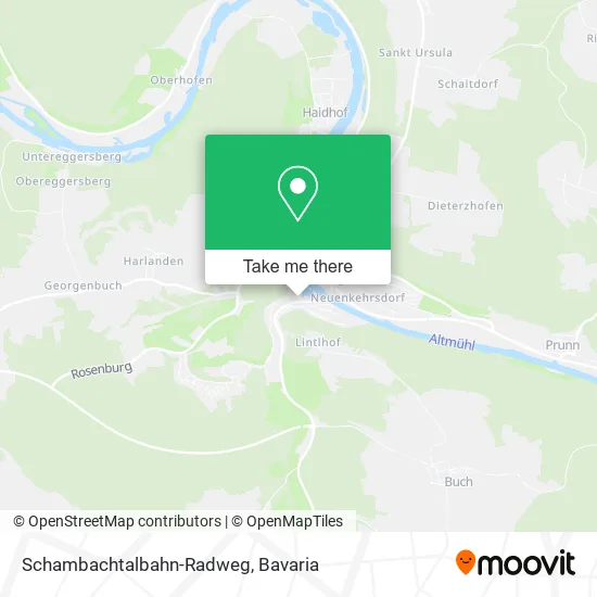 Schambachtalbahn-Radweg map