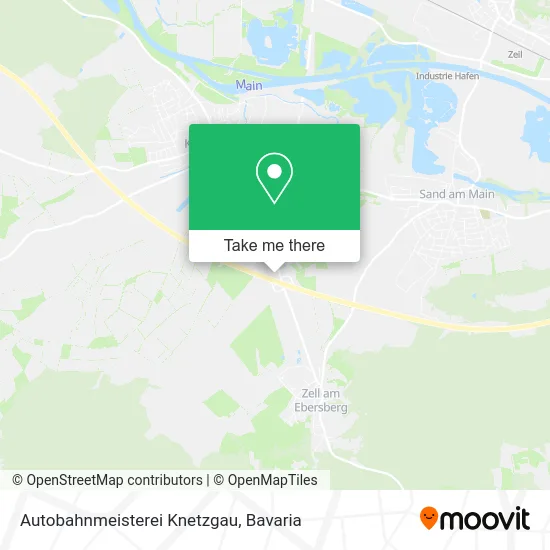 Карта Autobahnmeisterei Knetzgau