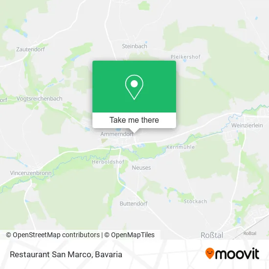 Карта Restaurant San Marco