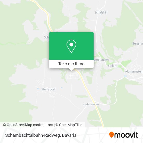 Карта Schambachtalbahn-Radweg