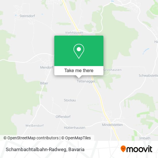 Schambachtalbahn-Radweg map