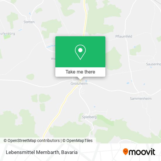 Lebensmittel Membarth map