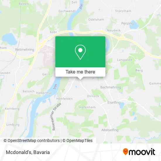 Карта Mcdonald's