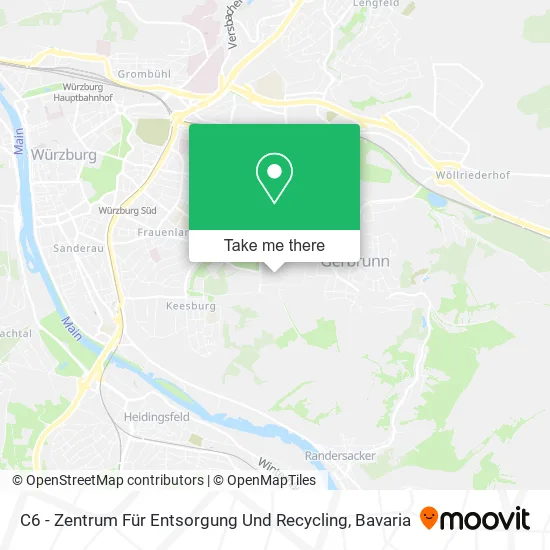 Карта C6 - Zentrum Für Entsorgung Und Recycling