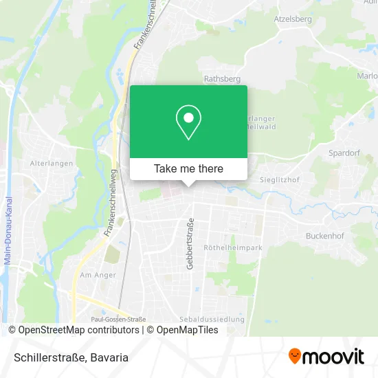 Карта Schillerstraße