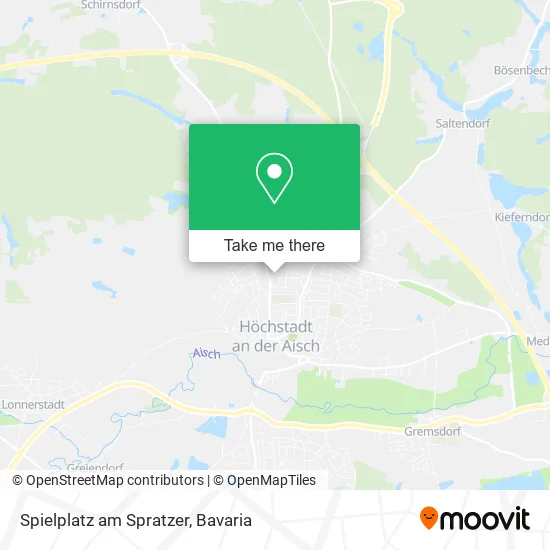 Карта Spielplatz am Spratzer