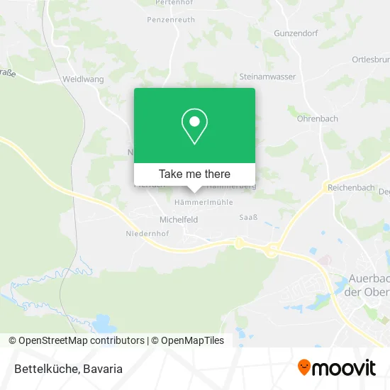Карта Bettelküche