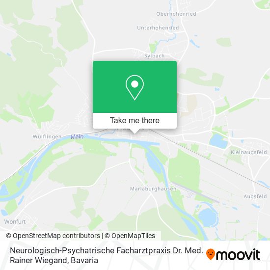 Neurologisch-Psychatrische Facharztpraxis Dr. Med. Rainer Wiegand map