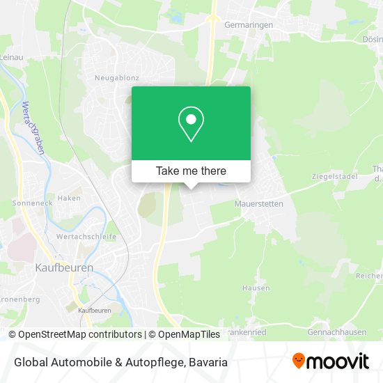 Global Automobile & Autopflege map