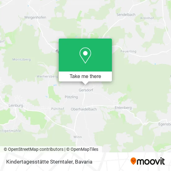 Карта Kindertagesstätte Sterntaler