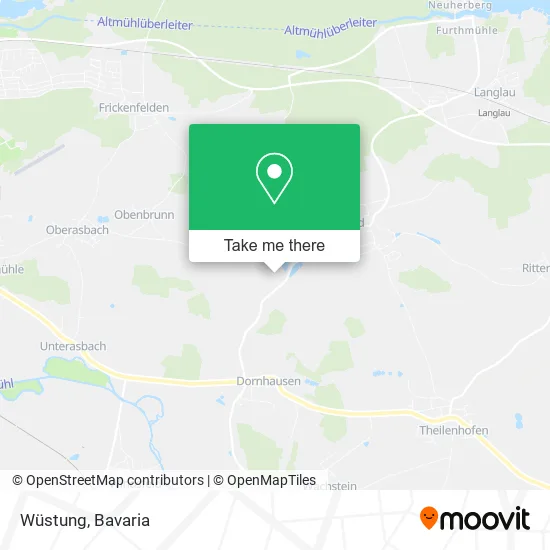 Карта Wüstung