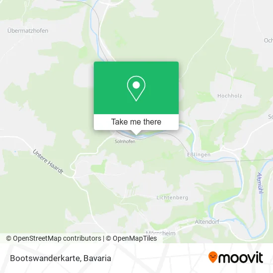 Карта Bootswanderkarte