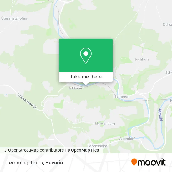 Карта Lemming Tours