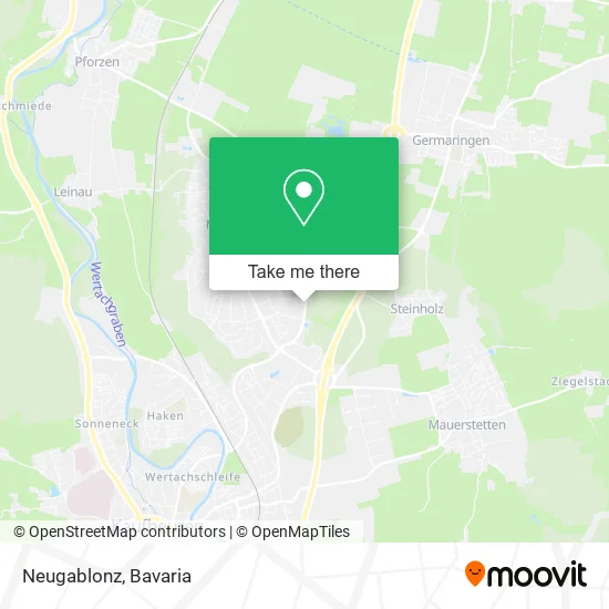 Карта Neugablonz