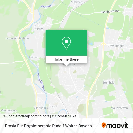 Карта Praxis Für Physiotherapie Rudolf Walter