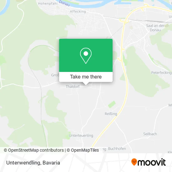 Карта Unterwendling