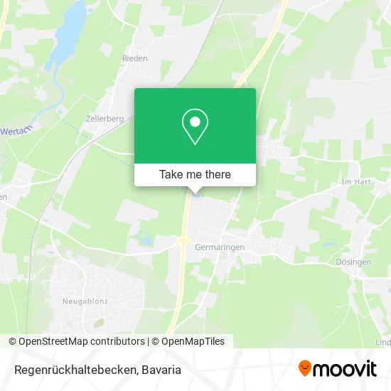 Карта Regenrückhaltebecken