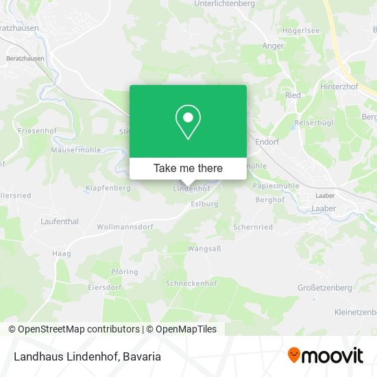 Landhaus Lindenhof map
