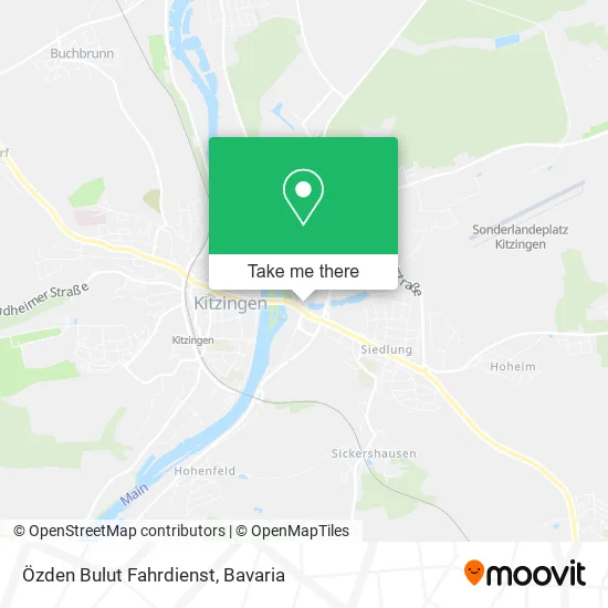 Карта Özden Bulut Fahrdienst