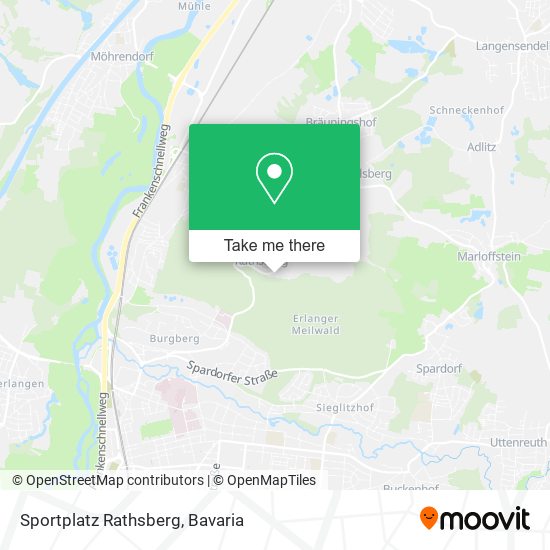 Карта Sportplatz Rathsberg