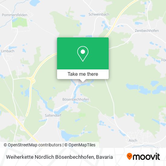 Weiherkette Nördlich Bösenbechhofen map