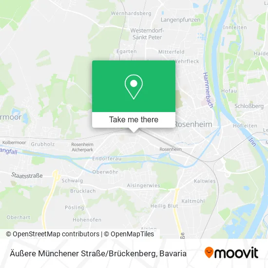 Карта Äußere Münchener Straße / Brückenberg