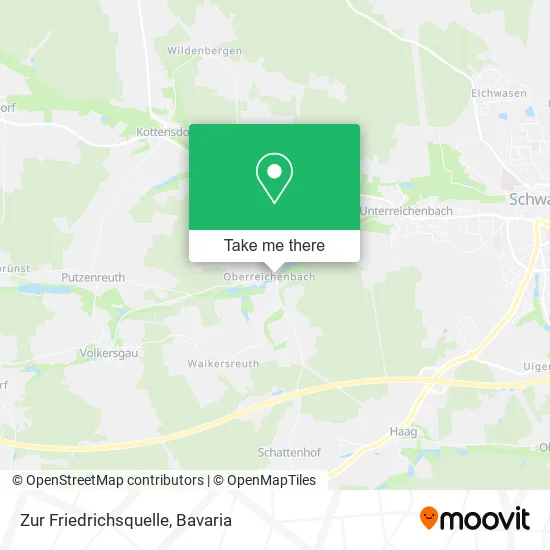 Карта Zur Friedrichsquelle