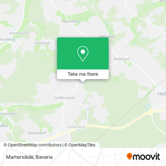 Карта Martersäule