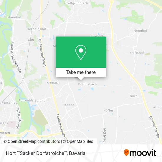 Карта Hort ""Sacker Dorfstrolche""