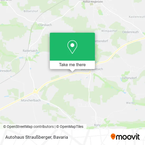 Карта Autohaus Straußberger