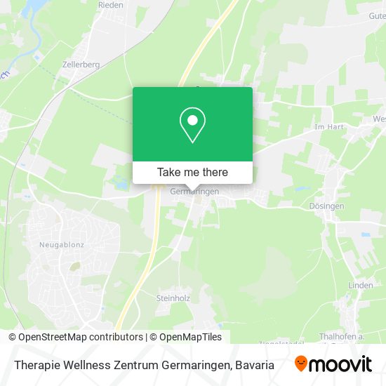 Карта Therapie Wellness Zentrum Germaringen