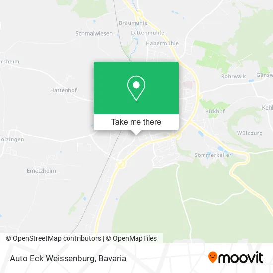 Карта Auto Eck Weissenburg