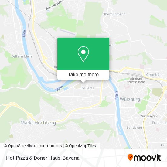 Hot Pizza & Döner Haus map