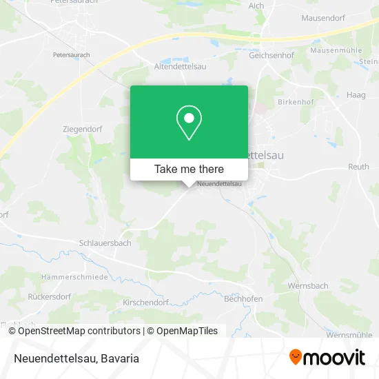 Карта Neuendettelsau