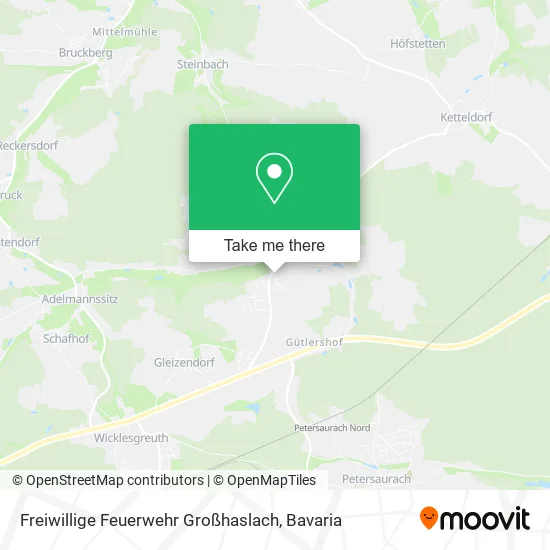 Карта Freiwillige Feuerwehr Großhaslach