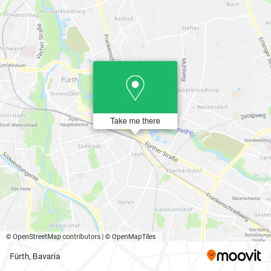 Карта Fürth