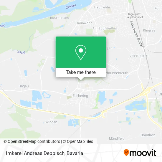 Карта Imkerei Andreas Deppisch
