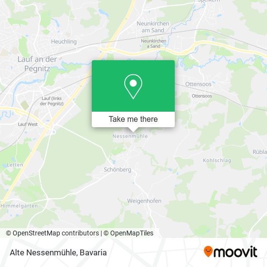Alte Nessenmühle map
