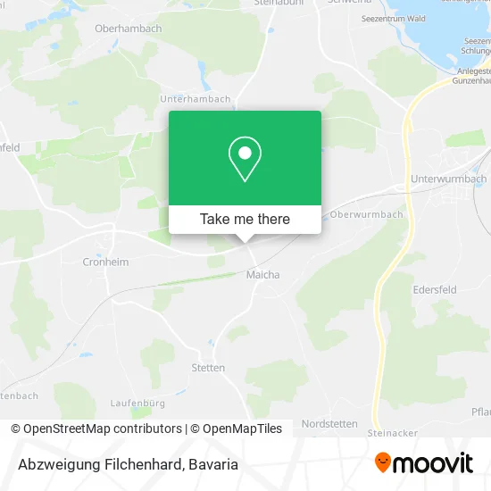 Карта Abzweigung Filchenhard