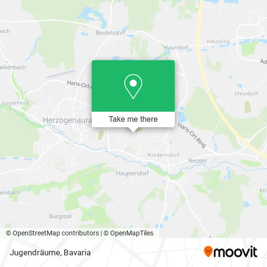 Карта Jugendräume